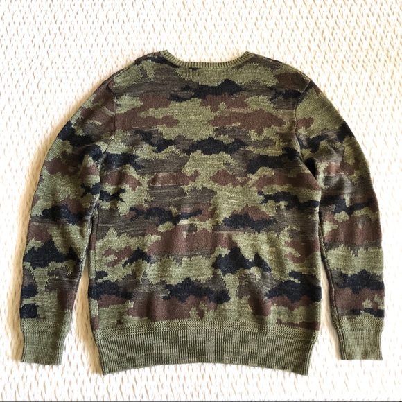 $149 Polo Ralph Lauren Camo Sweater Men’s Medium - Picture 4 of 4
